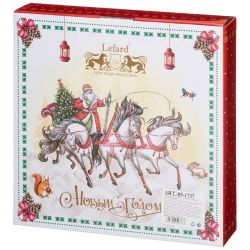 БЛЮДО LEFARD "ТРОЙКА" 26*4 СМ КРАСНОЕ (КОР=8ШТ.)