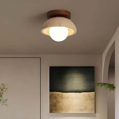 Трендовые потолочный спот из травертина 😍