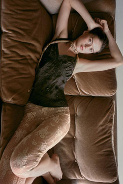 ZARA КРУЖЕВНЫЕ ЛЕГИНСЫ, ЗОЛОТИСТЫЙ