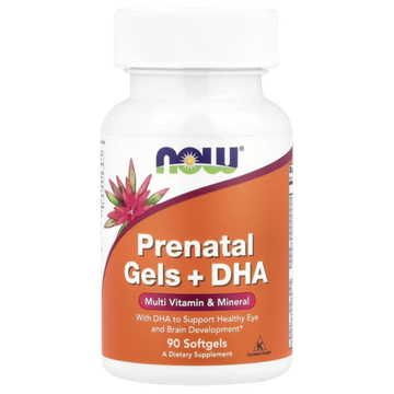 Now Foods Prenatal Gels + DHA 90 Softgels , Мультивитамины для Беремнных
