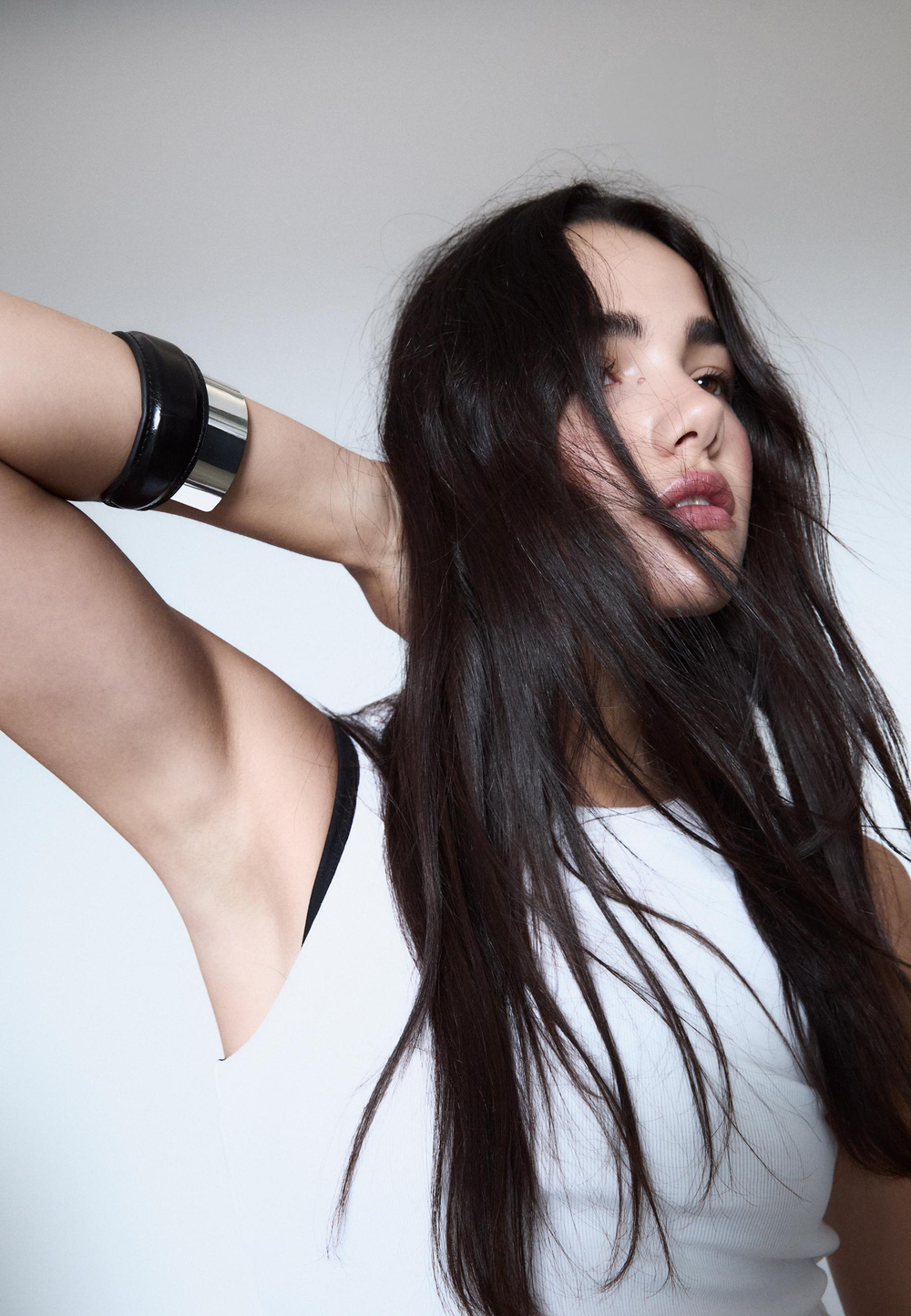 STRADIVARIUS Набор из 2 браслетов, серый