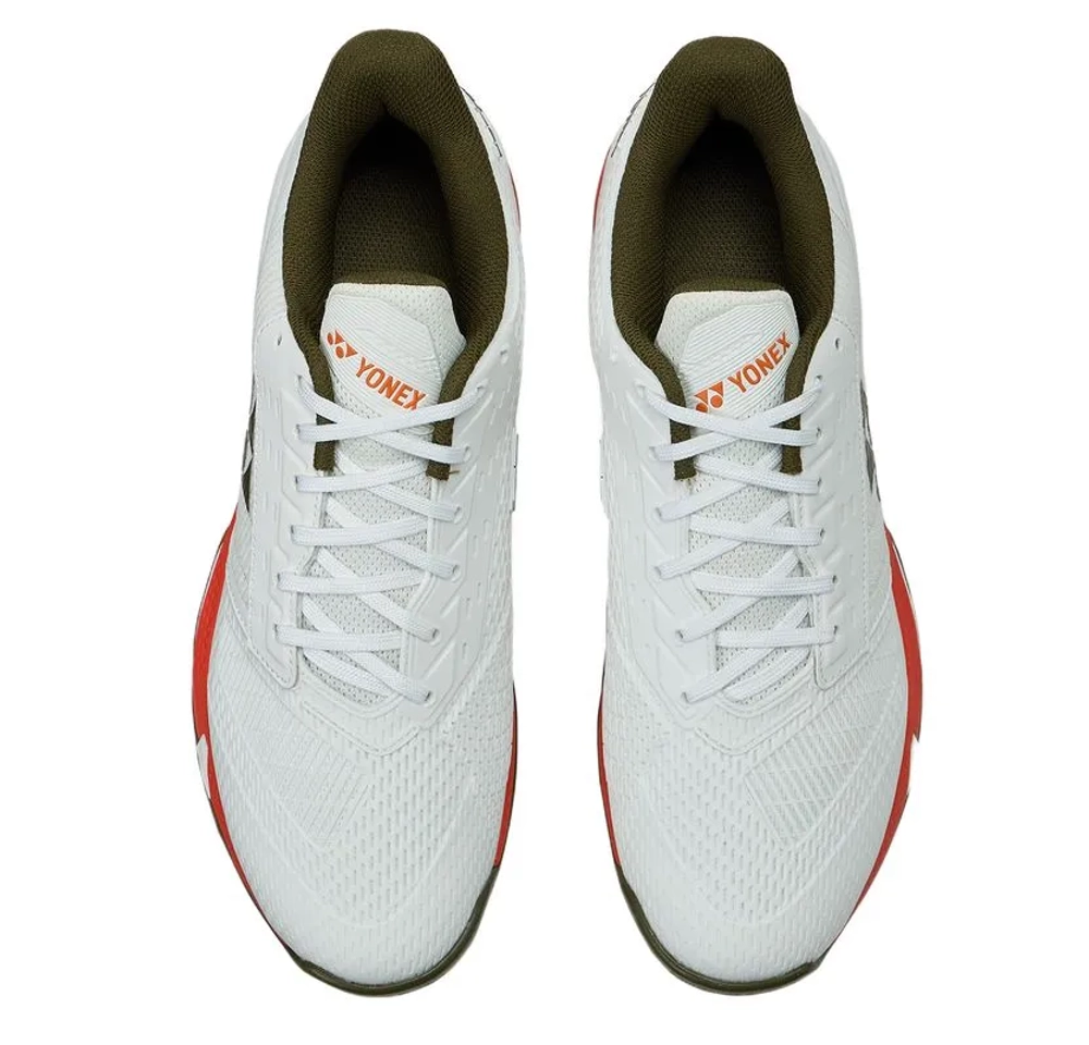 Мужские кроссовки теннисные Yonex Power Cushion AD-Accel - white/orange