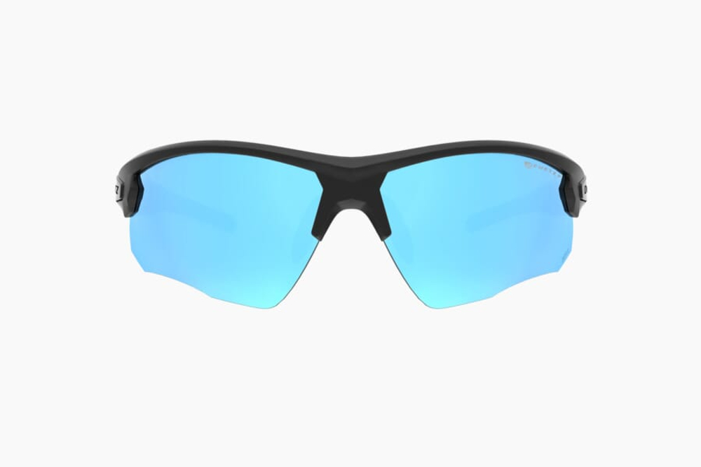 Спортивные очки с диоптриями Demetz Pulsa 2 / Mat Black Brown Polarized With Ice Blue Mirror Cat.3