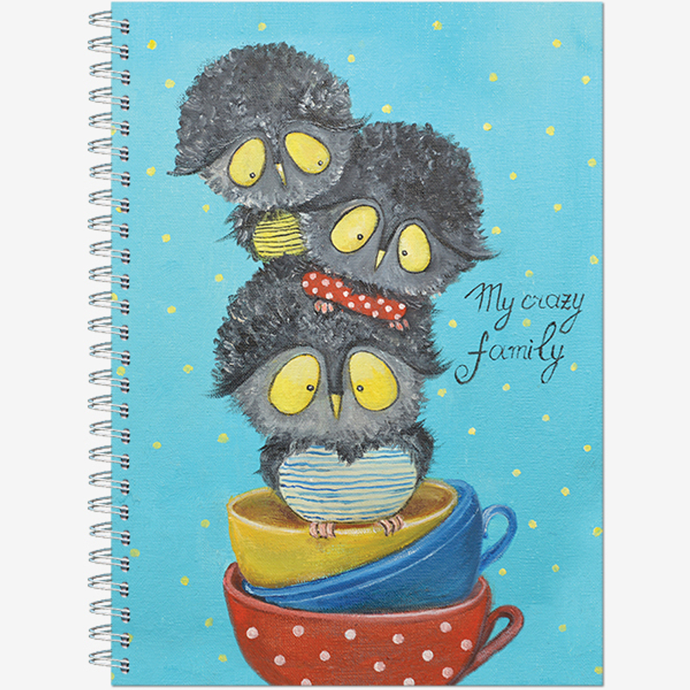 Блокнот для зарисовок SKETCHBOOK А5 с жесткой обложкой 60л. "Милые Открытки"