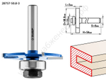 ЗУБР 50,8x3мм, хвостовик 8мм, фреза горизонтально-пазовая