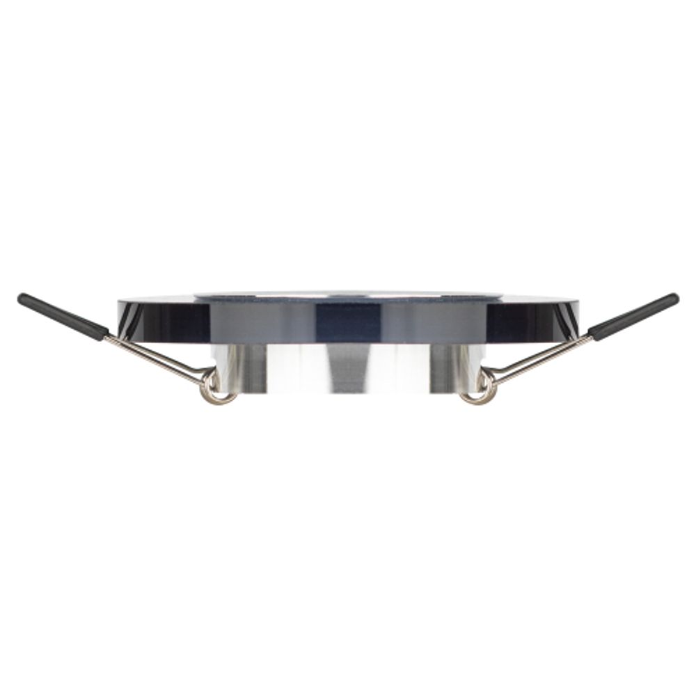 DK7 CH/BK Светильник ЭРА декор стекло круглое MR16,12V/220V, 50W, хром/черный