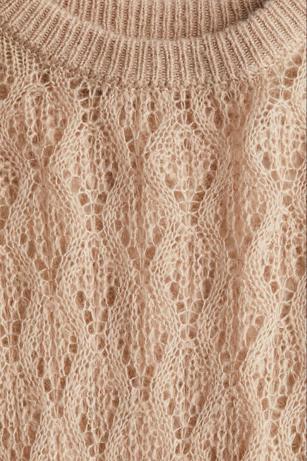 H&M Трикотажный свитер, бежевый