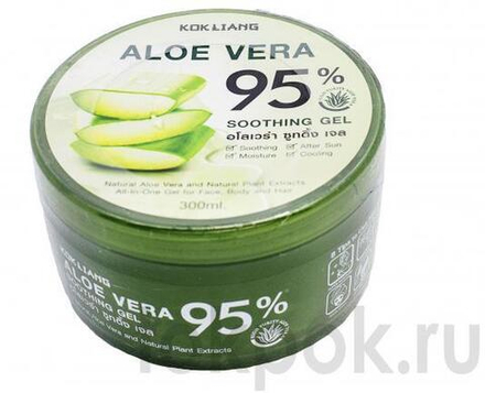 Гель для лица и тела Kokliang Aloe Vera Soothong Gel, 300 мл