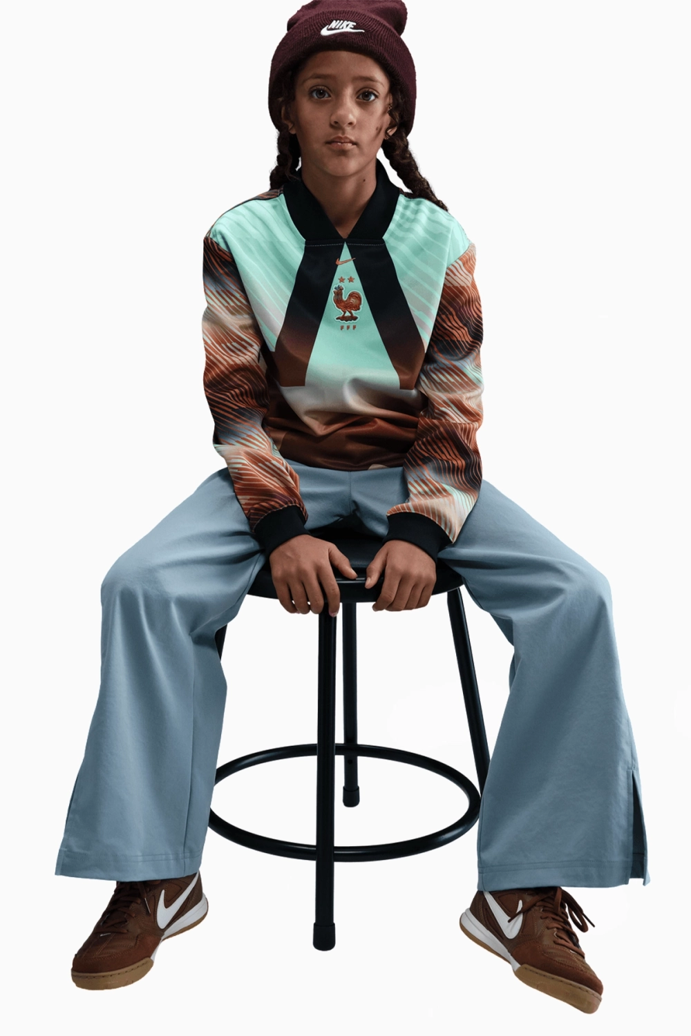 Футболка с длинными рукавами Nike France Goalkeeper Junior - многоцветный