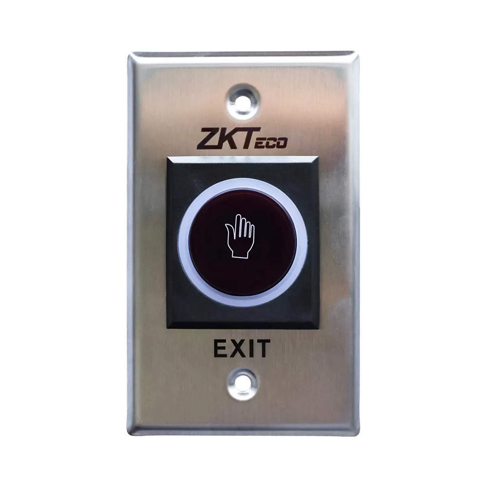 Бесконтактная кнопка выхода в комплекте с пультом ДУ ZKTeco TLEB102-R