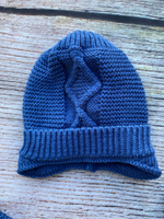 Комбинезон вязаный "Ромбик" (Цвет: Тёмно-синий)