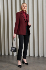 1838 Жакет женский (бордовый)