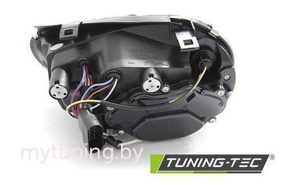 Передние фары Angel Eyes для Volkswagen Golf IV (97-03) CCFL Black