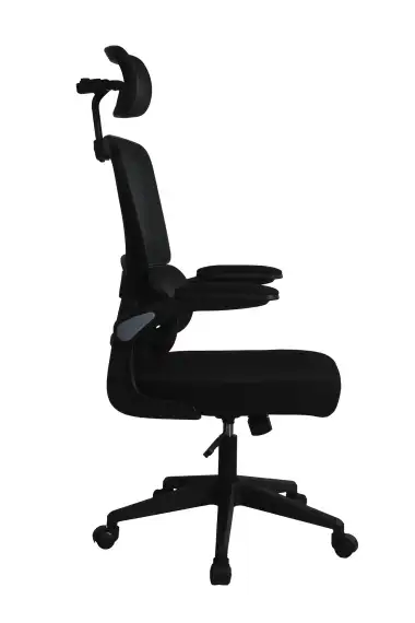 Кресло для руководителя Gramber С11 Сетка черная/Ткань черная