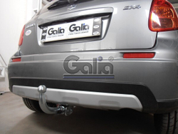 Фаркоп оцинкованный Galia F109A для Suzuki SX4 хетчбек 5 дверей 2006-2013 2WD/4WD, FIAT Sedici 2006-2014(паспорт и сертификат в комплекте)(без электрики)