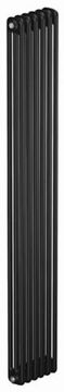 Радиатор Rifar Tubog 3180 - 6 секций трубчатый стальной подключение боковое (Антрацит)