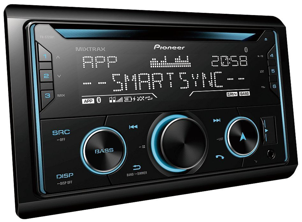 Автомагнитола 2DIN Pioneer FH-S725BT