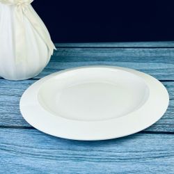 Lenardi 118-034 Тарелка 25,5см BIANCO в под.уп.(х16)Фарфор