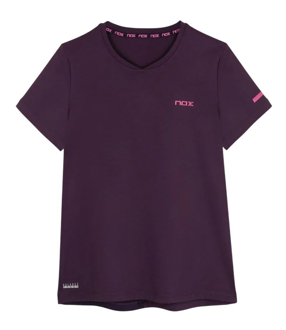 Женская теннисная футболка NOX Pro - deep purple