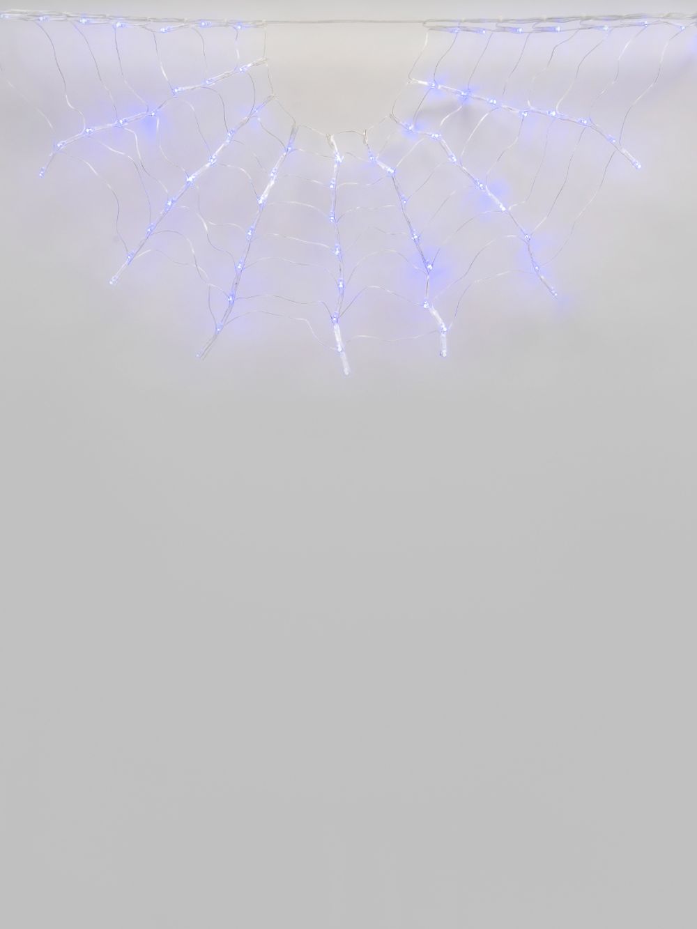 ULD-E3104-288-DTK BLUE IP20 RAINBOW-1 Занавес светодиодный фигурный Радуга-1. 3.1х0.4м. 4 подвеса. 288 светодиодов. Синий свет. Провод прозрачный. TM Uniel.