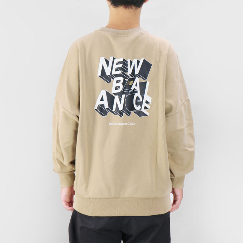 Толстовка New Balance Logo, AMT14318-BEI