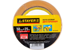 Лента клеящая двухсторонняя (50 мм; 25 м) Stayer 1221-50-25