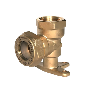 ViEiR Ver-Pro Угольник настенный с креплением для нержавеющей гофротрубы ВР 15х1/2" (VРL153)