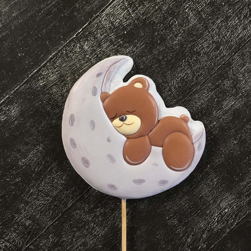 Мишка на луне №1