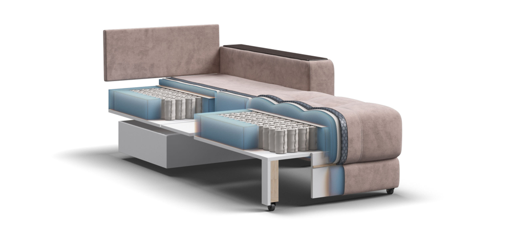 Босс кресло-кровать Велюр Роял пион (последний экземпляр)