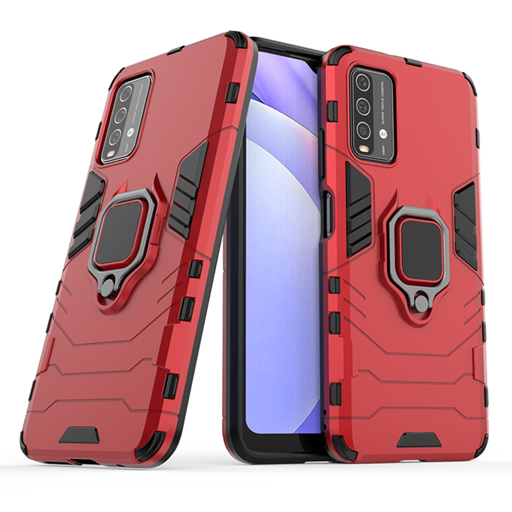 Противоударный чехол с кольцом Panther Case для Xiaomi Redmi 9T