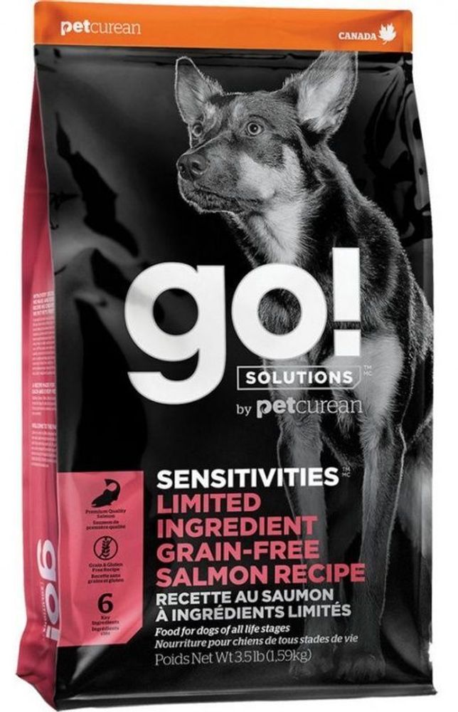 Go! Solutions Dogs Sensitivity Limited Ingredient Grain Free Salmon беззерновой корм для собак 9,98к