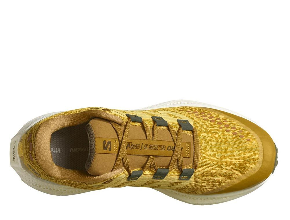 Кроссовки для бега мужские Salomon Aero Glide 3 GRVL M Желто-Зеленые