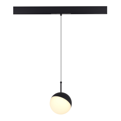 ST681.436.07 Магнитный трековый светильник Черный LED 1*7W 3000K Lm Ra90 120° IP20 D100xH- 48V