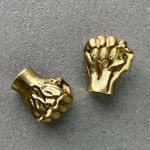 Ручка-кнопка MOS004 brass