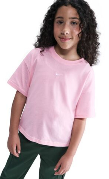 Футболка для мальчика теннисная Nike Kids Sportswear Essential - med soft pink