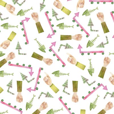 Стрелки с руками