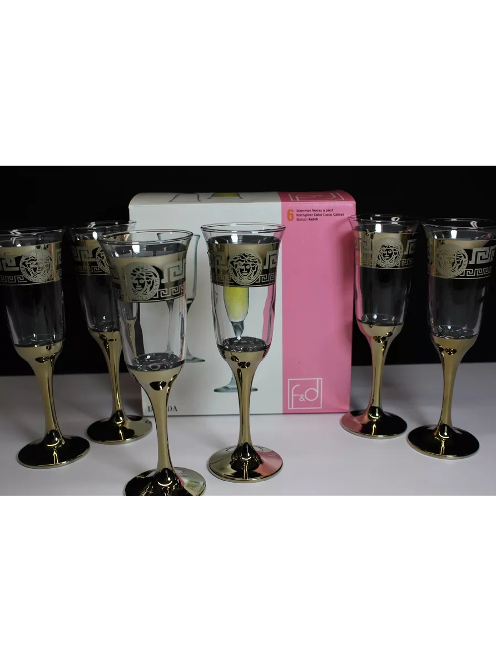 Набор бокалов для вина 6 штук 210мл