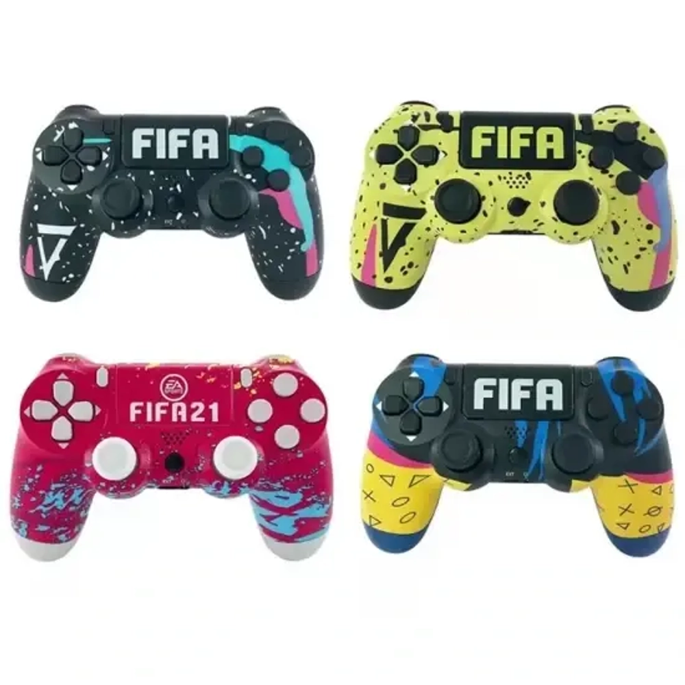 Беспроводной джойстик, геймпад с принтами Супергероев "Sony PS4 Dualshock 4v2" wireless controller 27 цветов (Реплика)