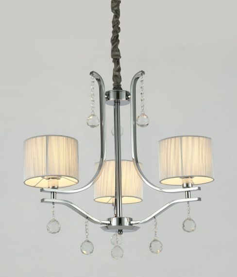 Подвесная люстра Lumina Deco Fontenea LDP 8443-3 CHR