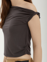 Женская Майка Twisted Tuck Cap Sleeves