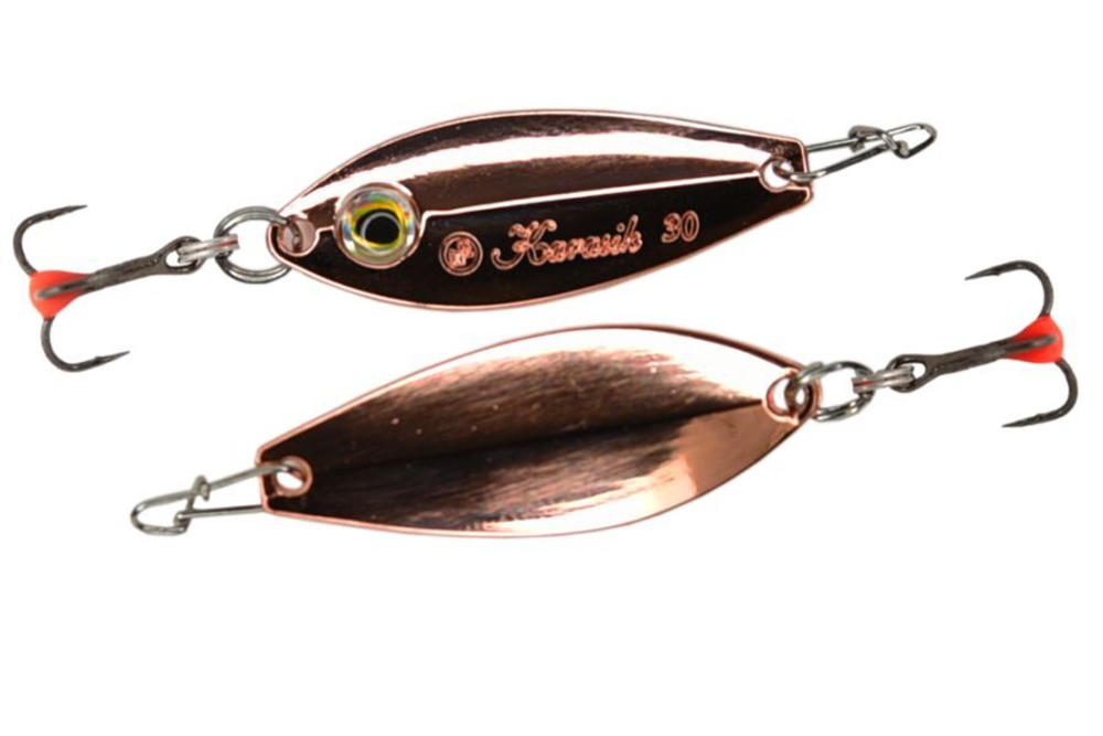 Блесна для зимней рыбалки ECOPRO Karasik, 30мм, 3г, PPH на окуня, щуку, вертикальная