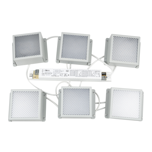 ULP-0808 42W/4000К IP40 GRILYATO WHITE KIT06 Светильники светодиодные потолочные встраиваемые, комплект из 6 штук. Белый свет (4000K). 4728Лм. Для яче
