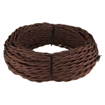 Ретро кабель витой 2х1,5 (коричневый) 50 м W6452514