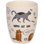 Кружка керамическая 350мл «Славные котики», микс 4рисунка