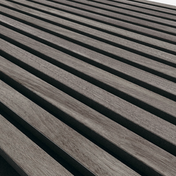 Акустическая панель РП 35 мм Серый дуб (комплект из двух штук), 278x60 см