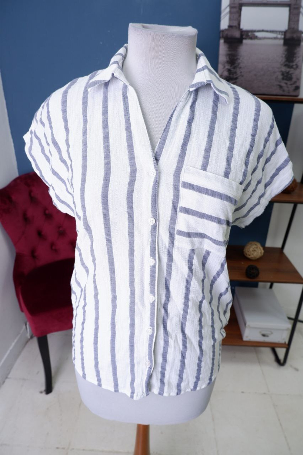 Рубашка DeFacto в полоску 44 размер