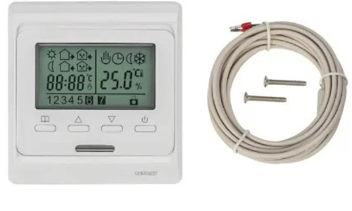 Терморегулятор цифровой программируемый белый REXANT