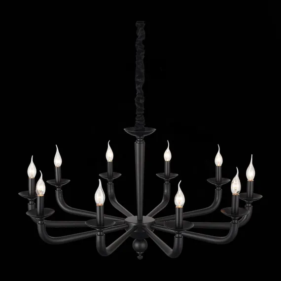SL1114.403.10 Люстра подвесная ST-Luce Черный E14 10*40W FORTEZA