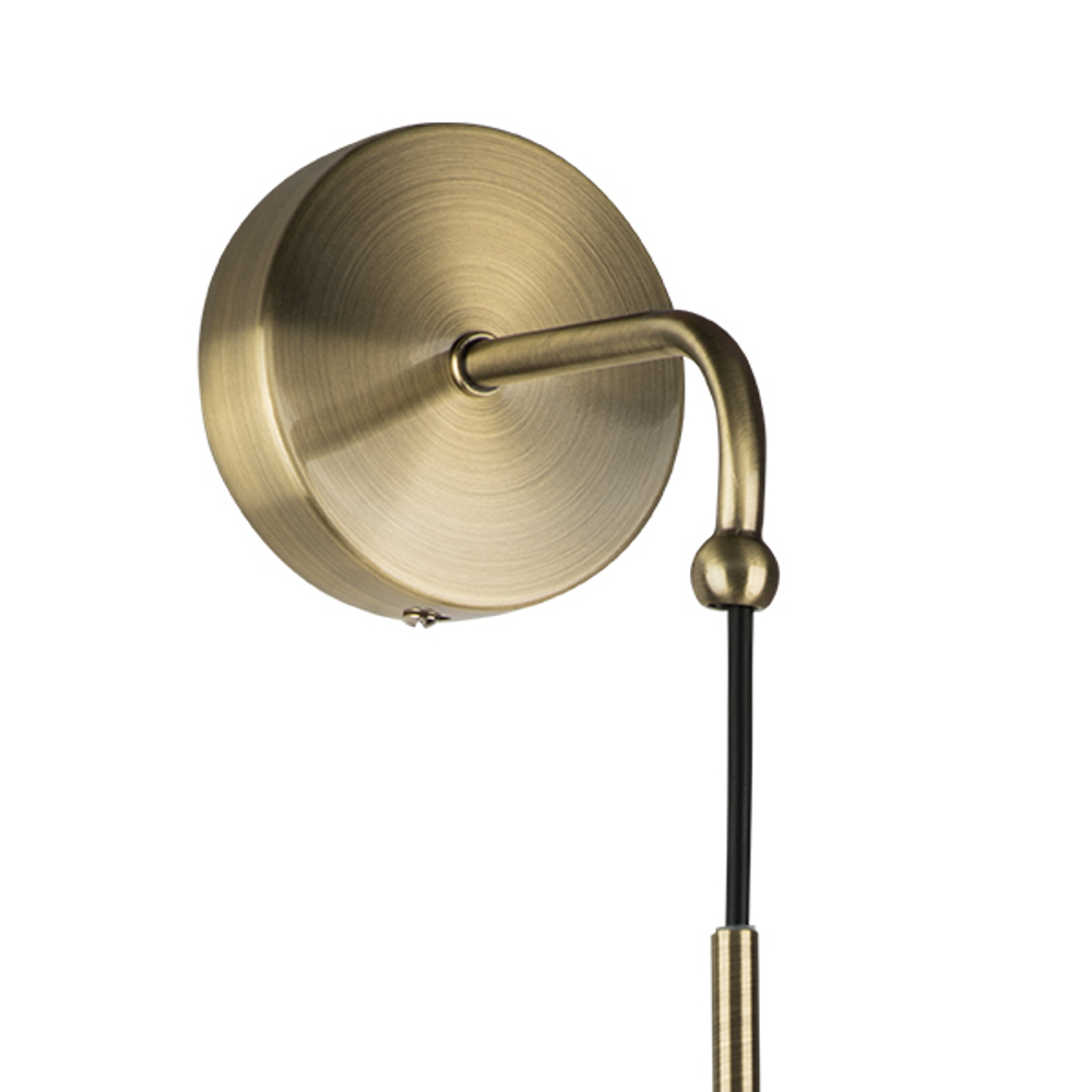 690611 Бра RAMO 1х40W E27 БРОНЗА/БЕЛЫЙ