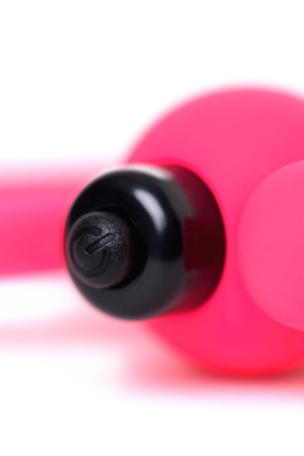 Розовое эрекционное виброкольцо на пенис с ушками